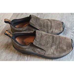 Merrel Shoes Womens 7 Gunsmoke Jungle Glove Moc Genuine Suede Comfort‎ Slip On